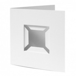 díszkártya 3D - 20094 fehér