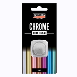 Rub-on pigment chrome effect 0,5 g ezüst